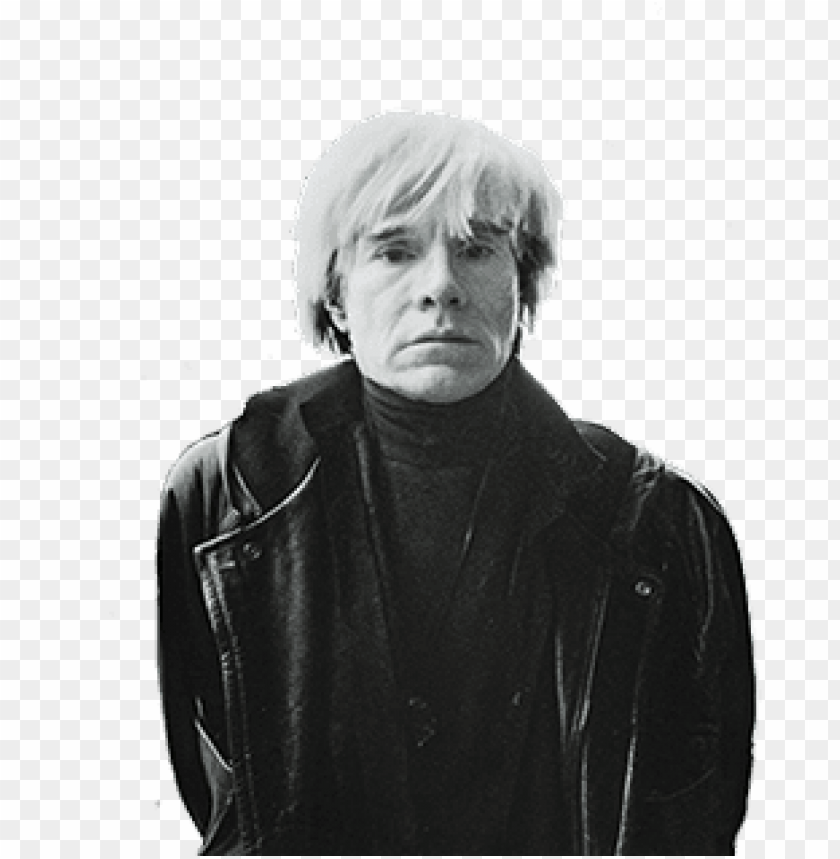 Transparent background PNG image of andy warhol portrait - Image ID 69913