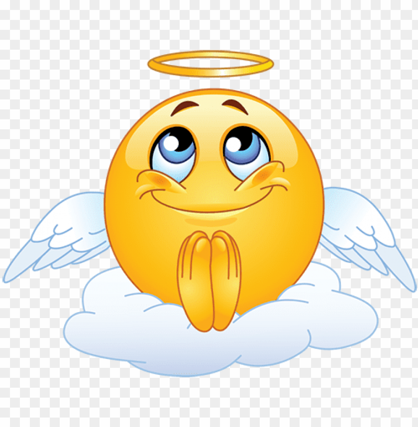angel emot - angel emoji PNG image with transparent background@toppng.com