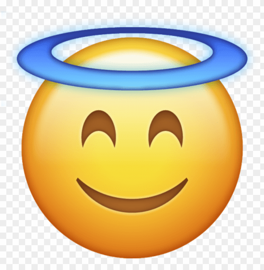 Download Angel Halo Emoji Png Icon Clipart Png Photo Toppng - picture of an angel with a halo roblox angel halo free