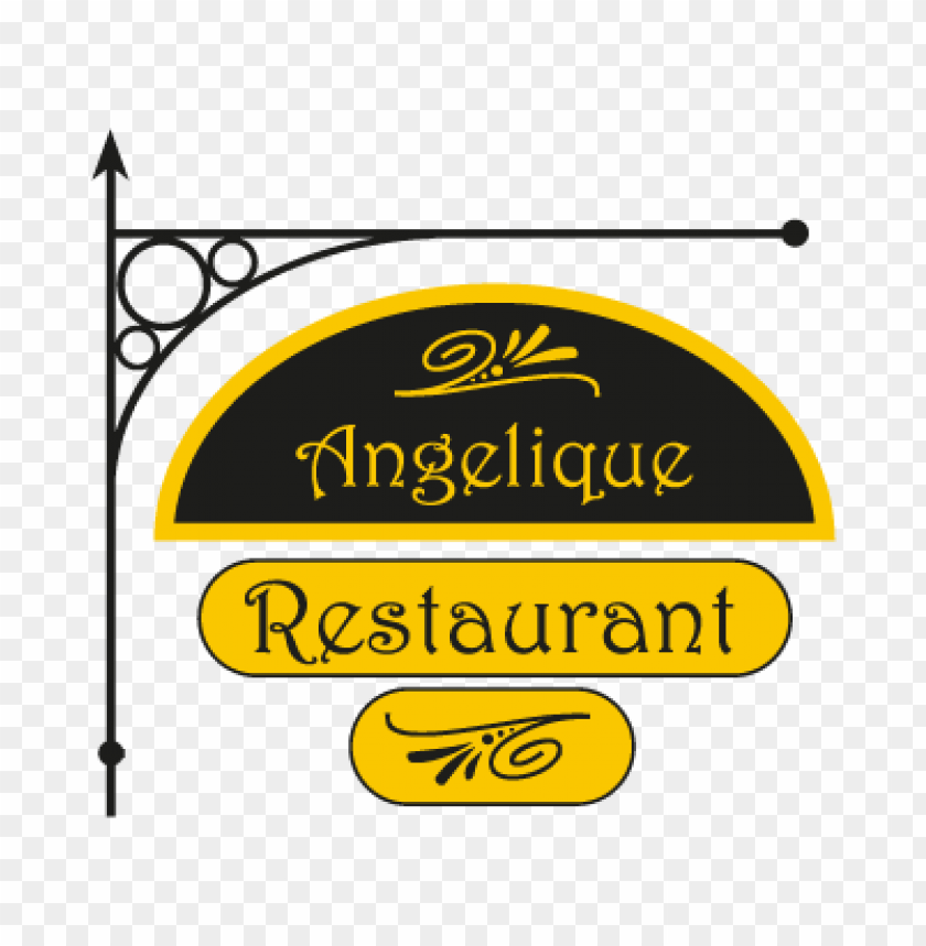  angelique restaurant vector logo download free - 462348