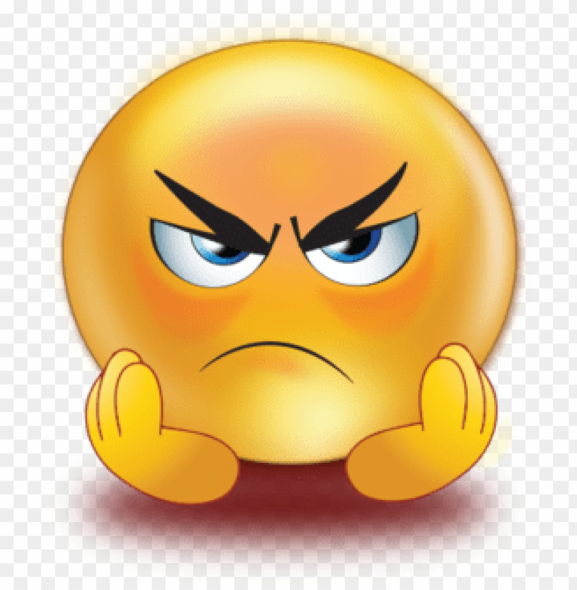 angry and sad emoji PNG image with transparent background TOPpng