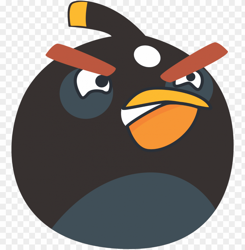 angry birds vector black and white