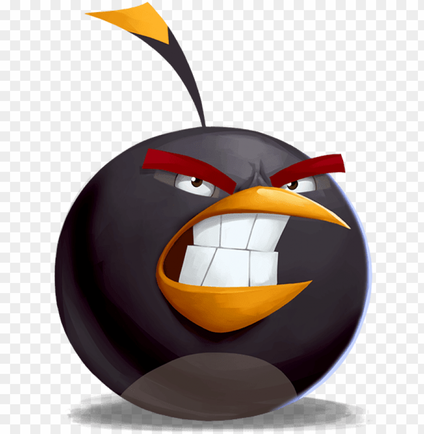 Angry Birds Bomb Angry PNG Image With Transparent Background