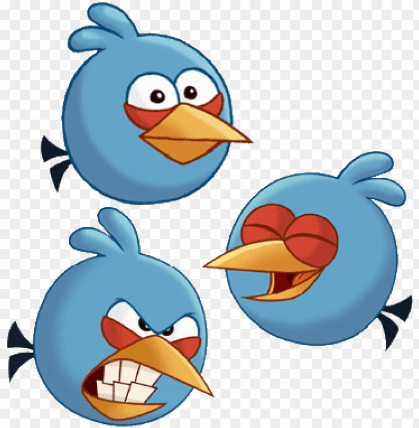angry birds toons the blues PNG transparent with Clear Background ID 89014