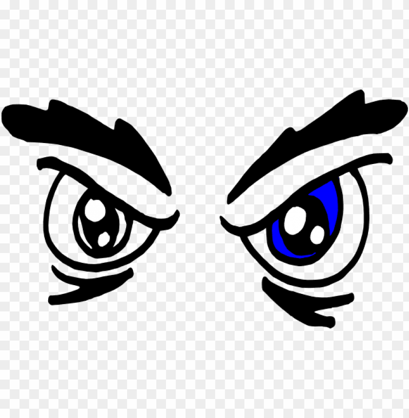 free PNG angry cartoon eyes png - angry eyes clipart PNG image with transparent background PNG images transparent