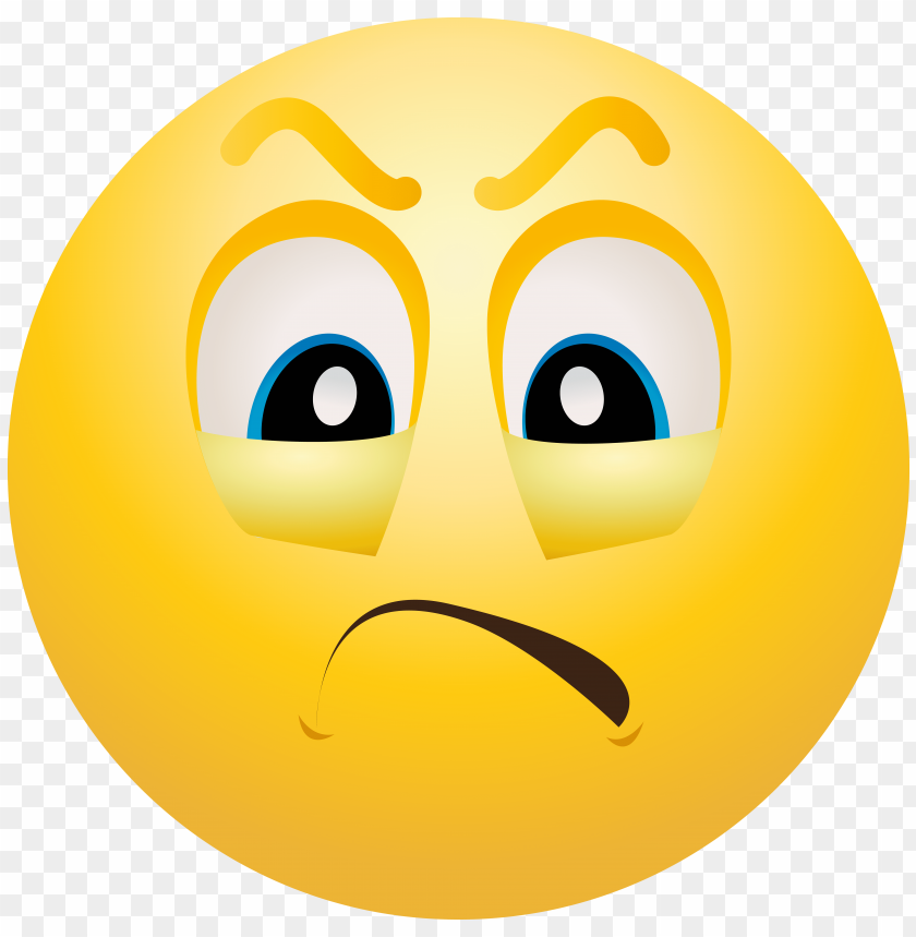 Transparent PNG image featuring angry emoticon - Image ID 32901