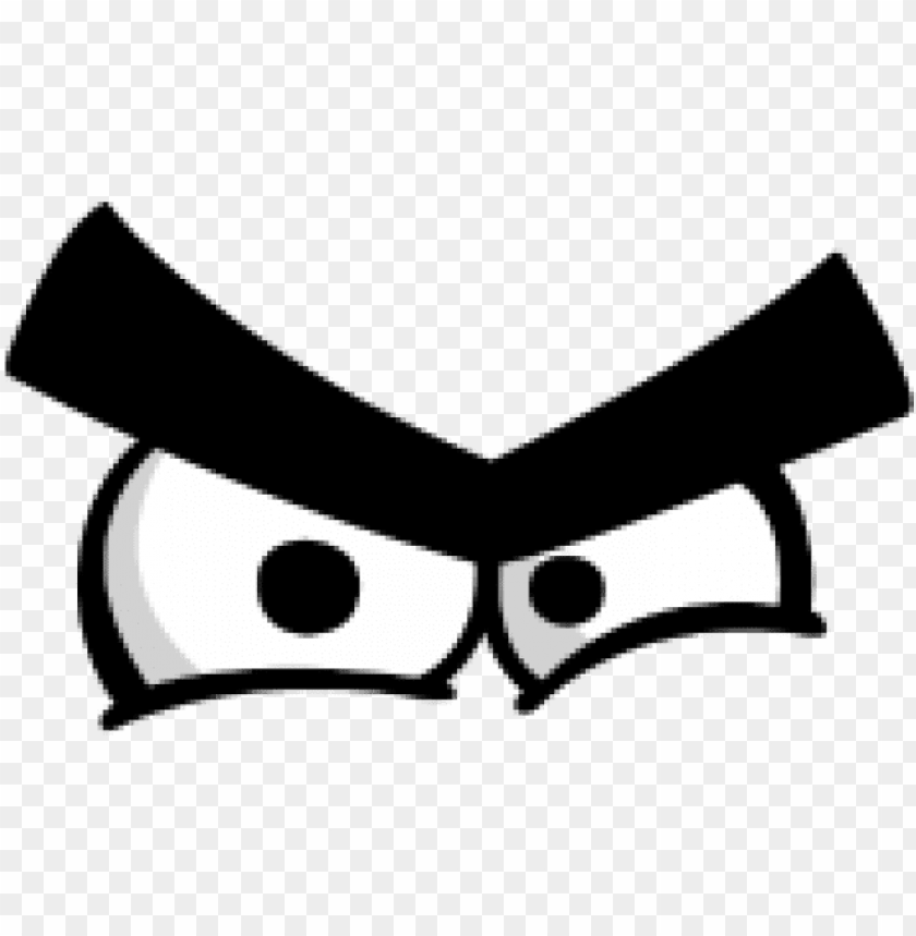 angry eyes cartoon PNG image with transparent background | TOPpng