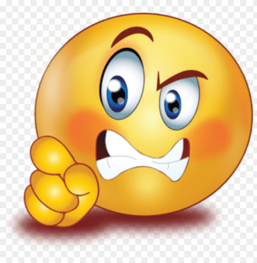 free PNG angry face with pointing finger - emoji angry face PNG image with transparent background PNG images transparent