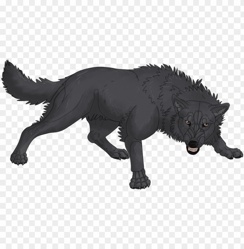 free PNG angry wolf png clip art freeuse library - angry black wolf PNG image with transparent background PNG images transparent