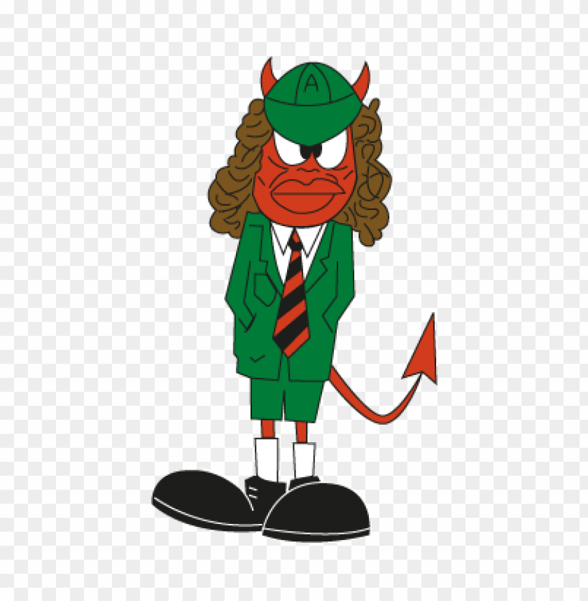  angus young devil vector free - 462356