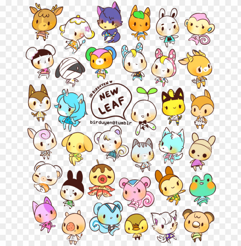 animal crossing new leaf drawings PNG image with transparent background |  TOPpng