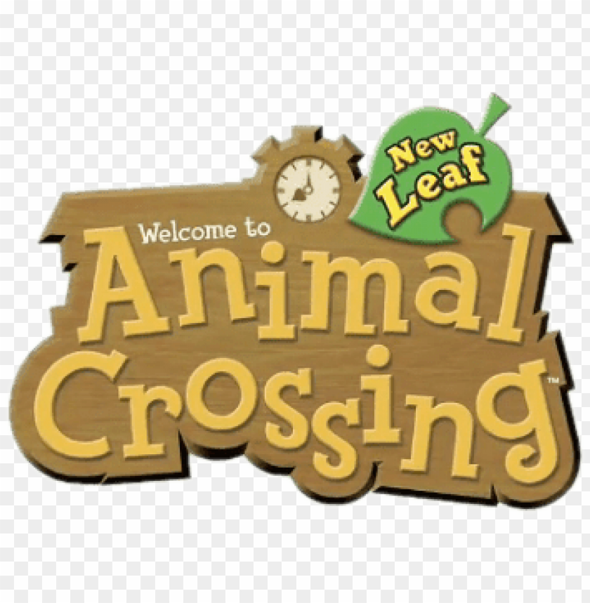 games, animal crossing, animal crossing new leaf logo, 