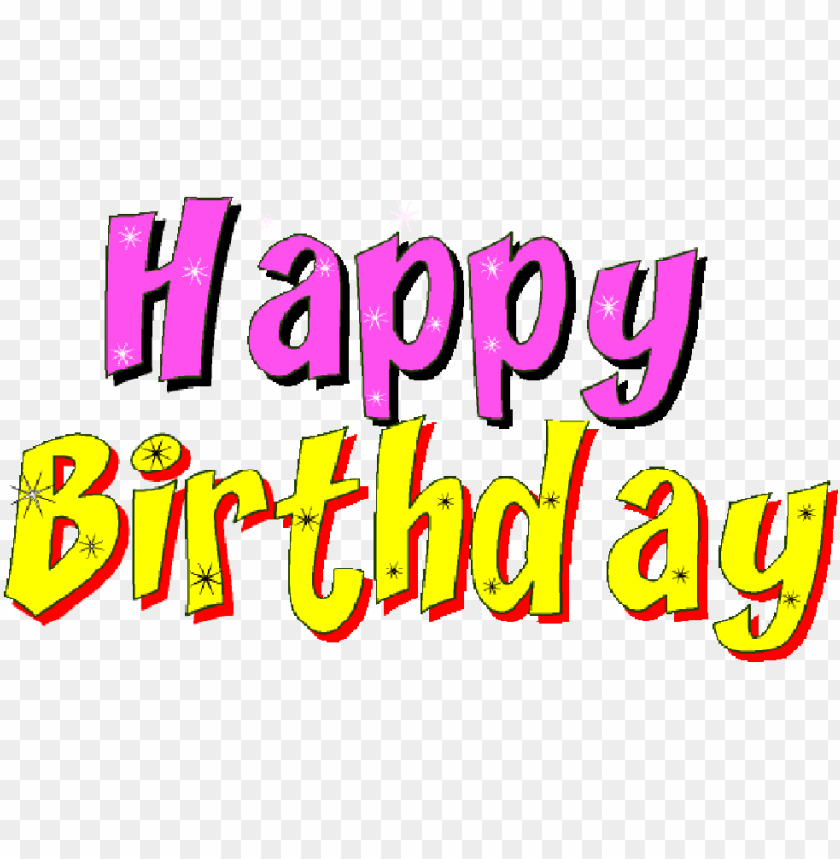 Download Animated Gif Happy Birthday Png Image With Transparent Background Toppng