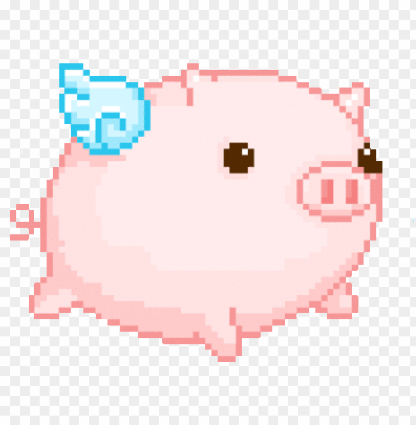 Animated Loading Gif Pictures - Cute Flying Pig Gif PNG Transparent Background