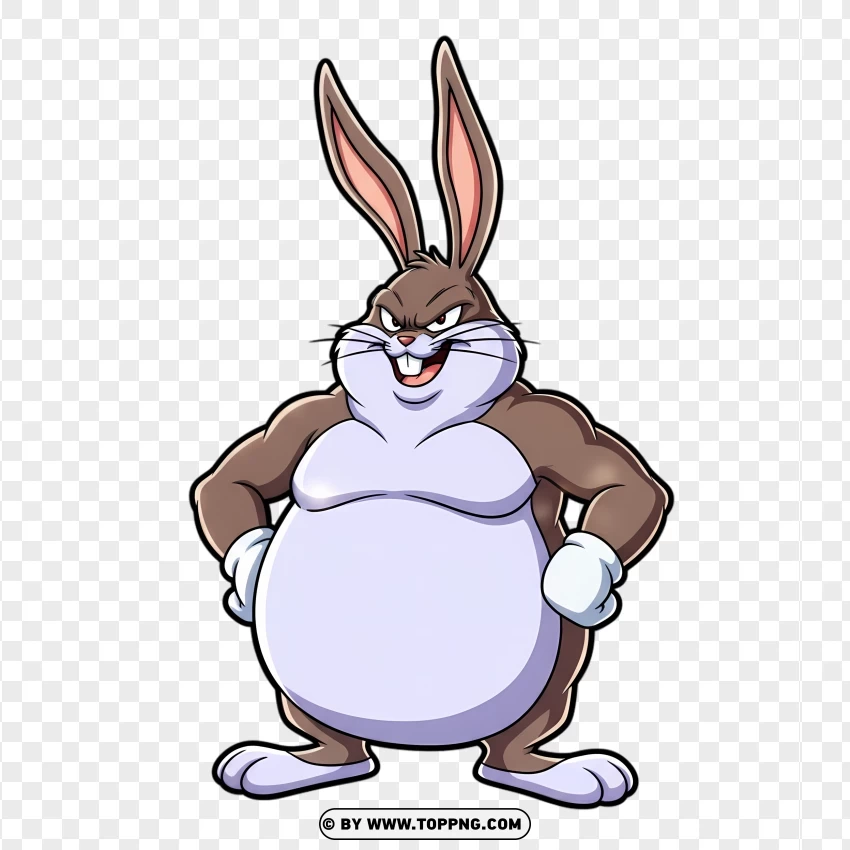 Anime Big Chungus Hero Mode Character PNG Transparent Background