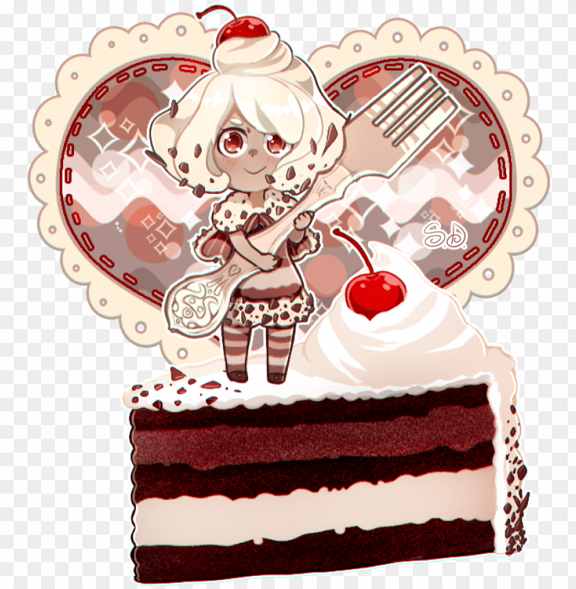 Anime Chibi - Dessert Gijinka PNG Transparent With Clear Background ID ...