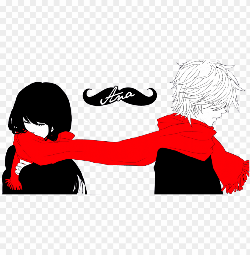 Anime Couple Illustratio Png Image With Transparent Background Toppng