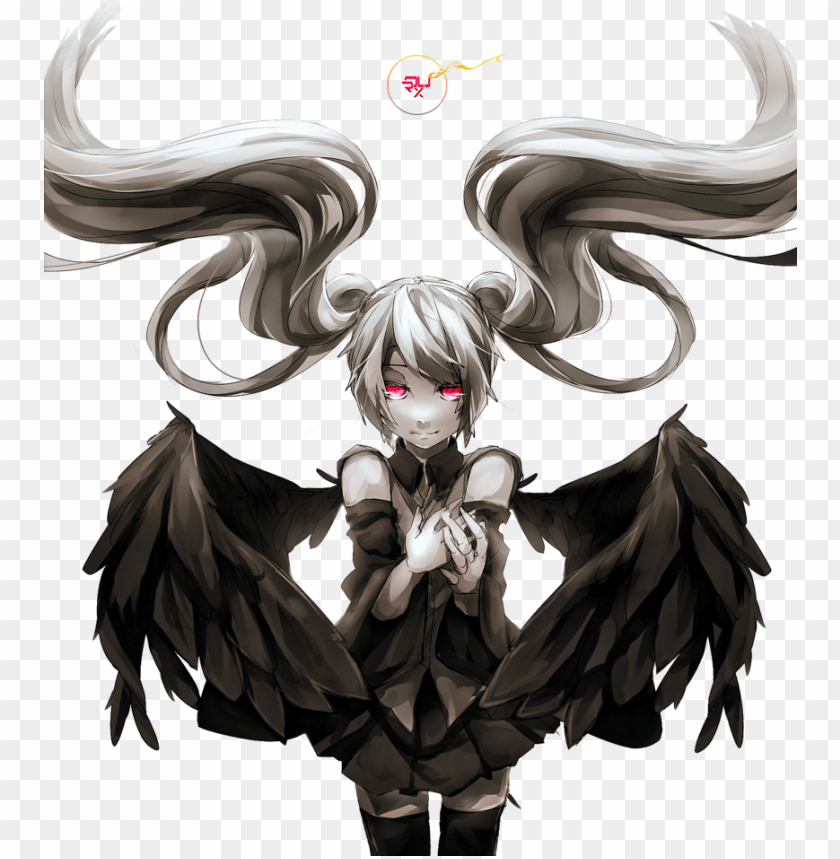 Wallpaper demon horns wings anime hd picture image