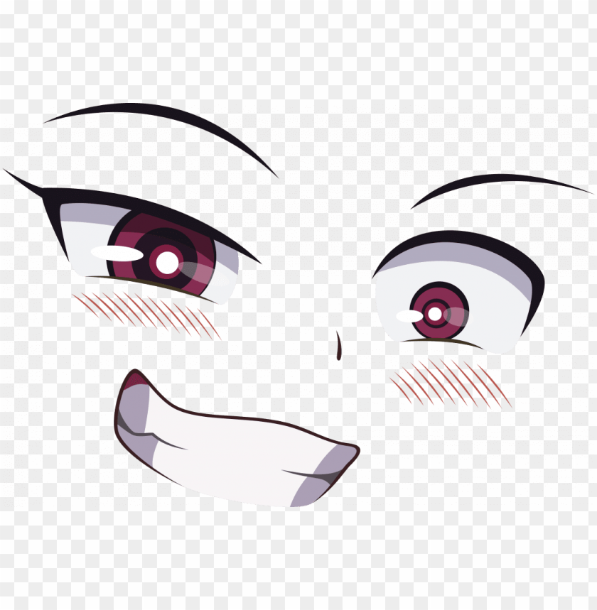 Free download HD PNG anime eyes and mouth PNG transparent with Clear