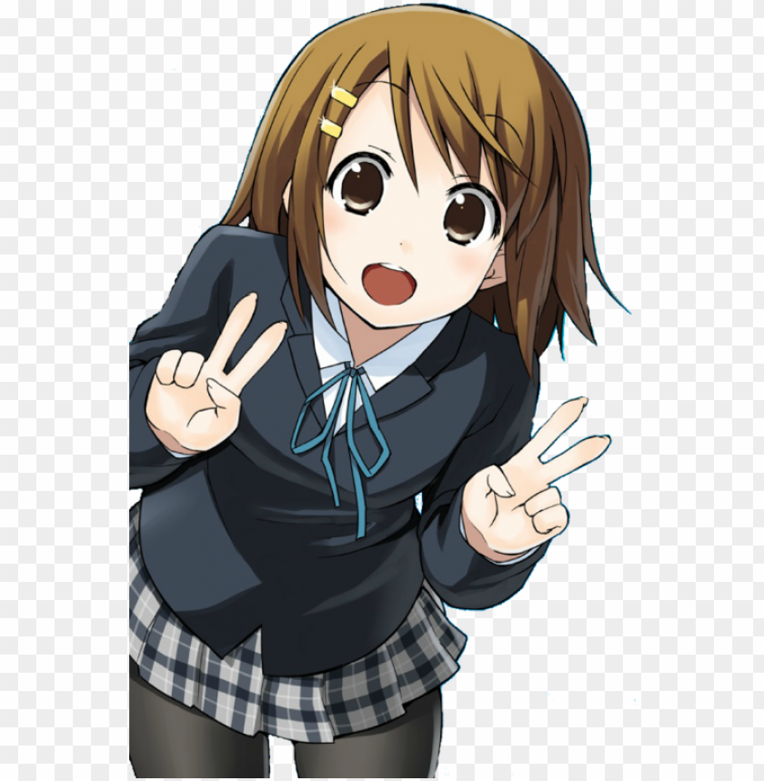 anime girl, k-on, and kawaii image - k on manga PNG image with transparent background@toppng.com
