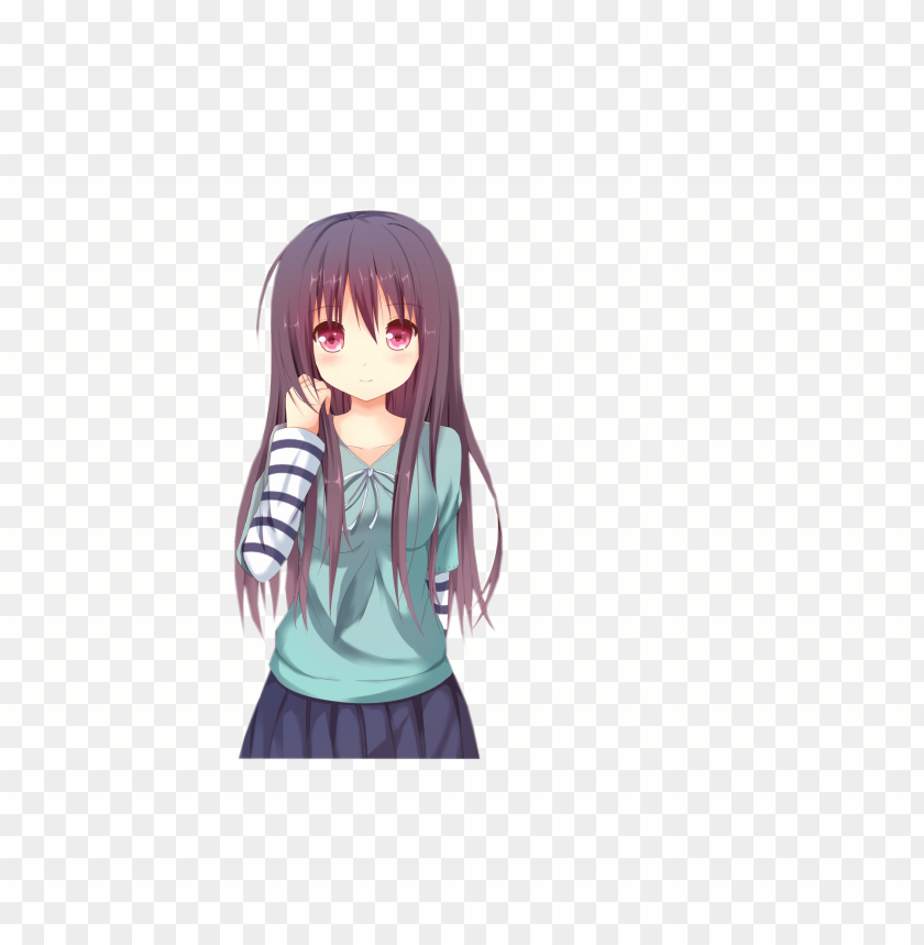 Transparent PNG  Cute Anime Girl by AnastasiyaV on DeviantArt