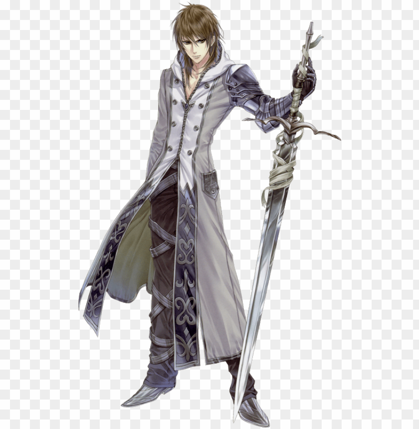 Anime Male With Sword PNG Image With Transparent Background