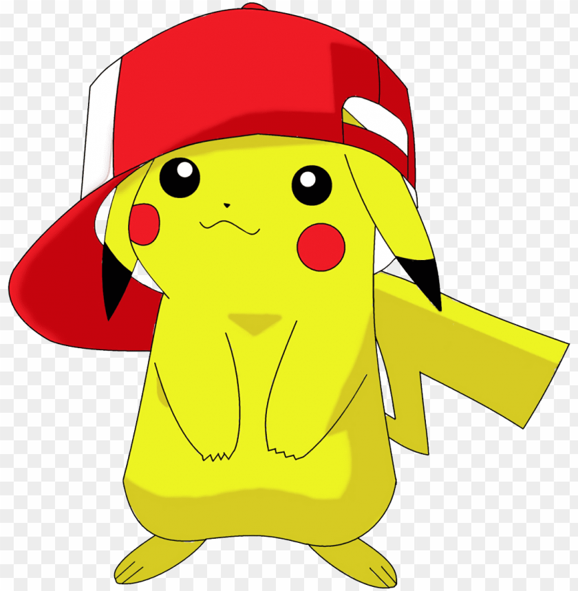 Pikachu with Bangs Pokemon Sticker - Pokemon PNG Download