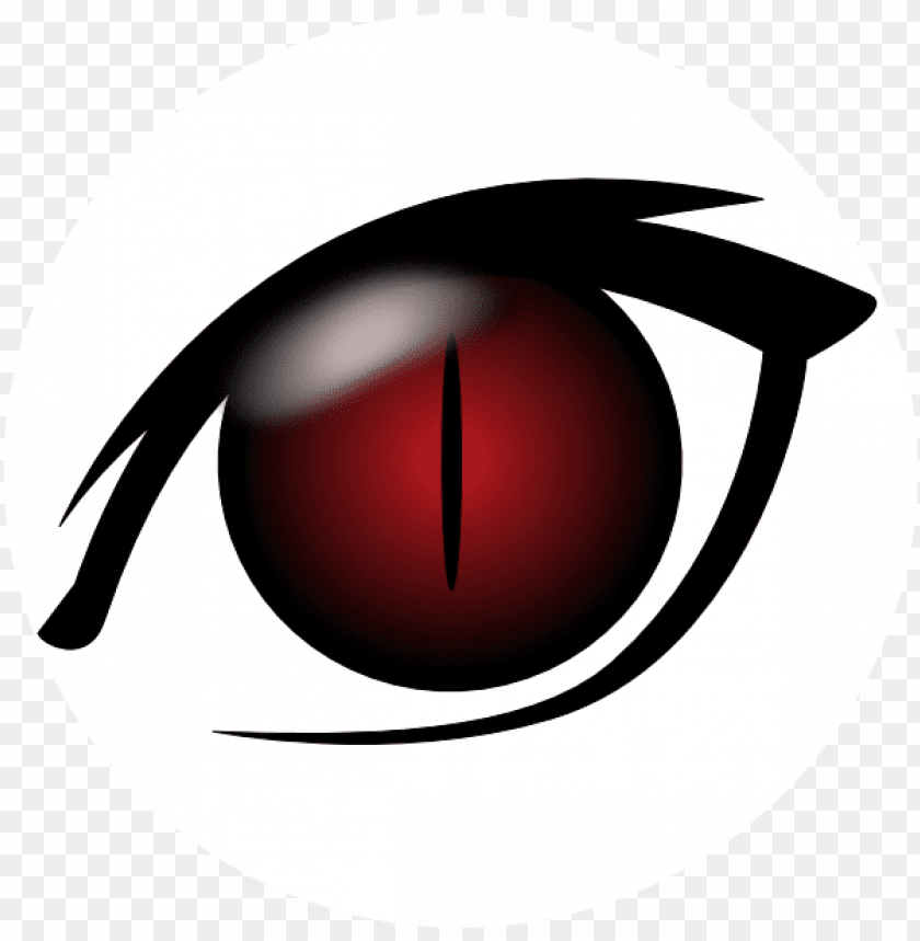 Anime Red Eye Png Image With Transparent Background Toppng