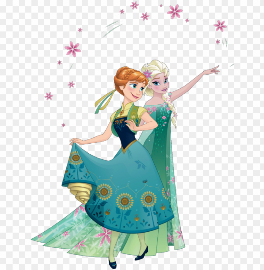 anna elsa e anna frozen fever PNG transparent with Clear Background ID 205876
