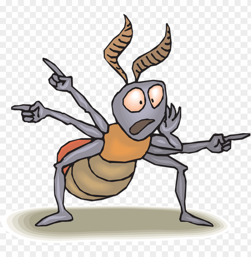 Ant Clipart Scary - Pointing Ant PNG Transparent With Clear Background ID 196222