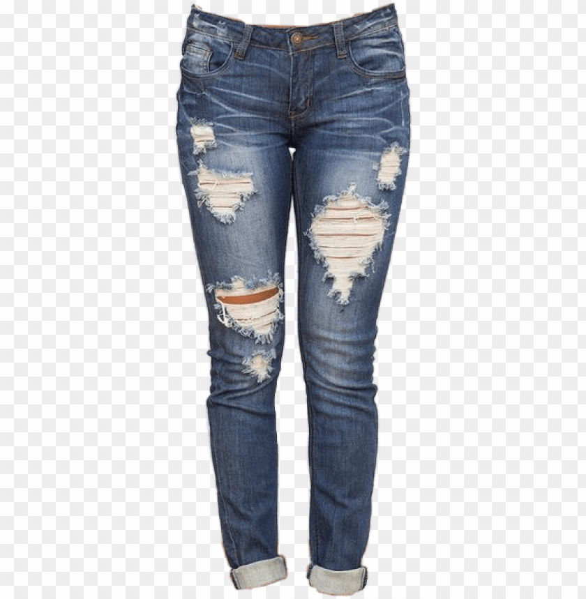Ripped Jeans Transparent