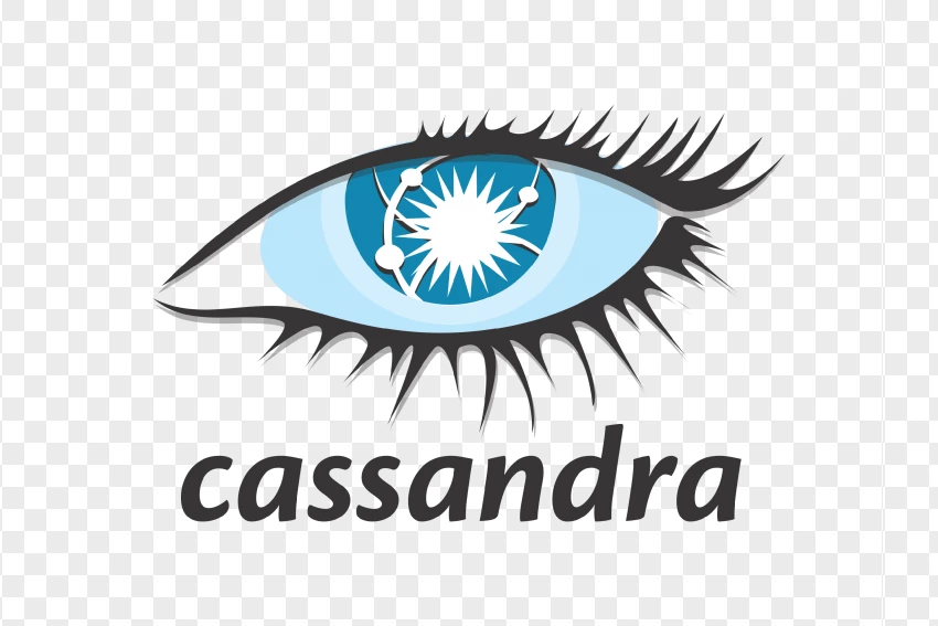 Apache Cassandra Database Logo PNG Transparent Background