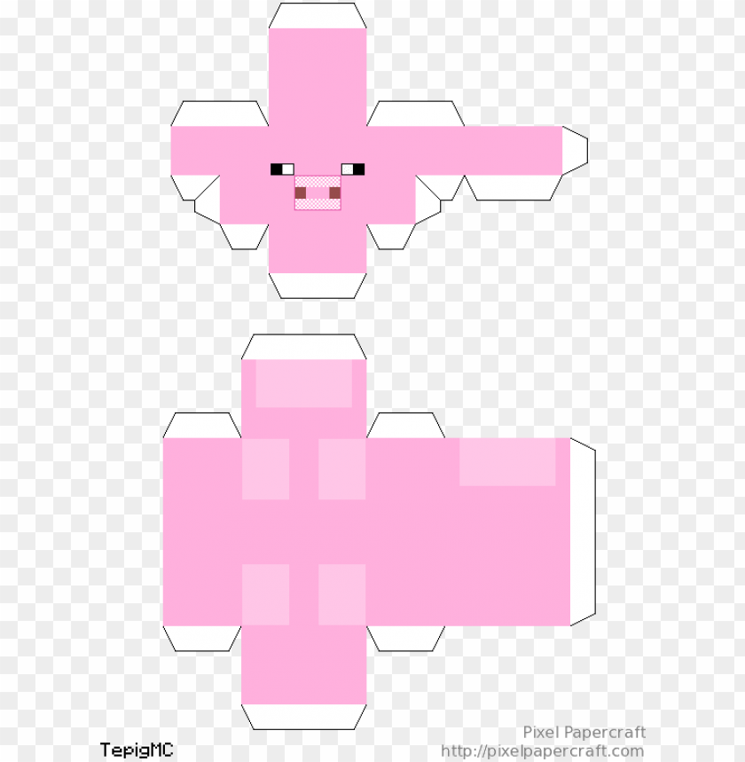 apercraft lego pig minifigure scale lego minecraft papercraft PNG transparent with Clear Background ID 195317