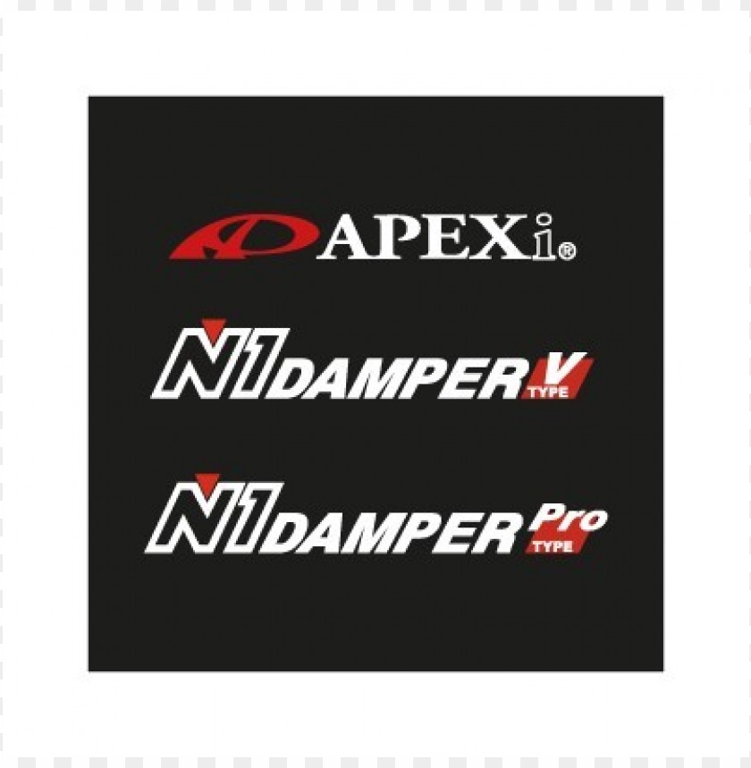  apexi n1 damper logo vector - 461577