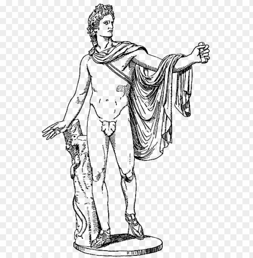 apollo statue PNG transparent with Clear Background ID 115980