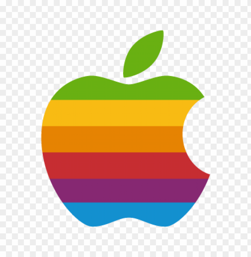  apple computer logo vector rainbow - 462550