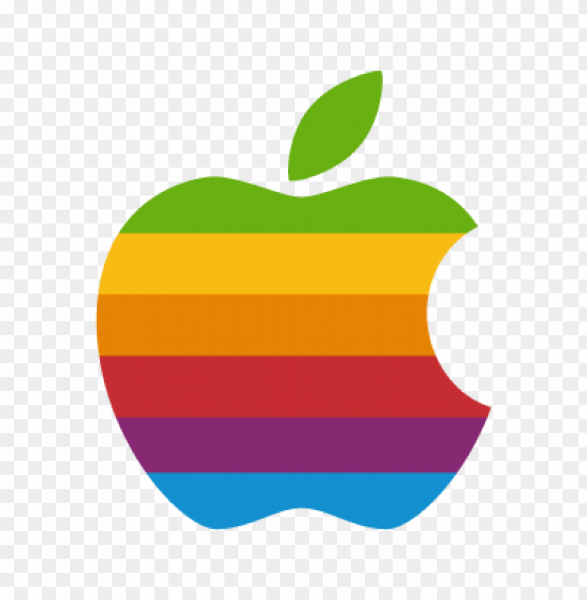 Apple Computer Logo Vector Rainbow Toppng