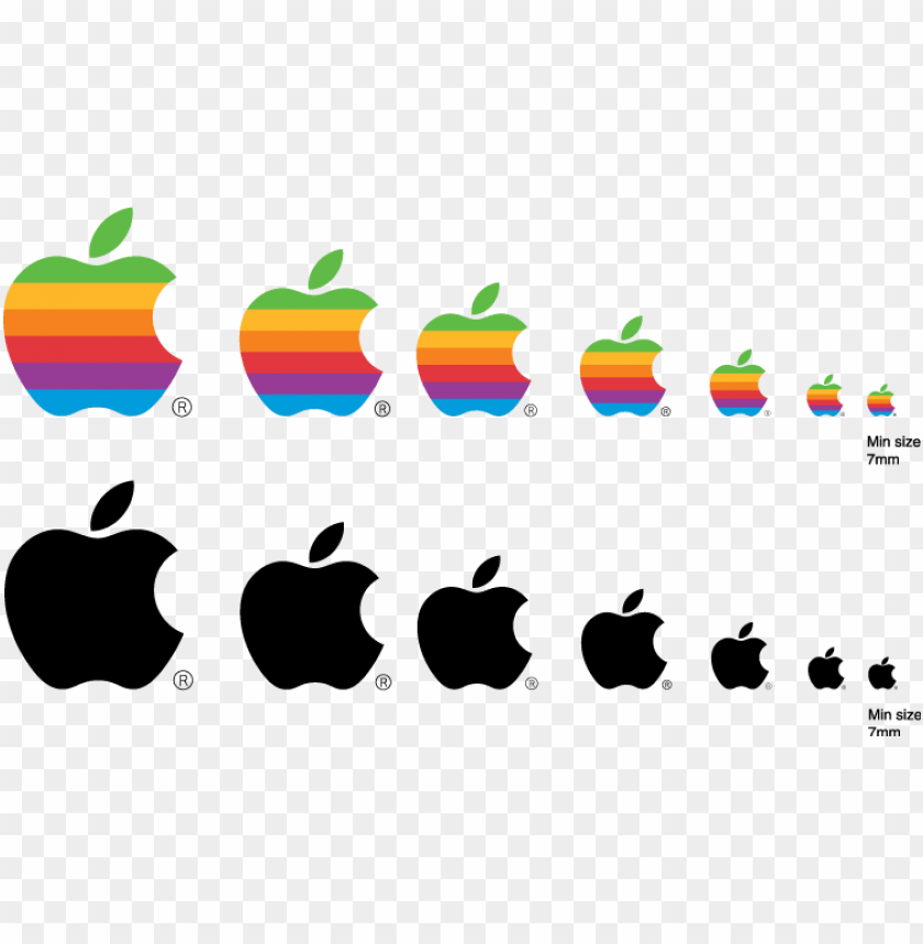 Apple Logo Free Vector - Apple Logo Real Size PNG Transparent With Clear Background ID 230640