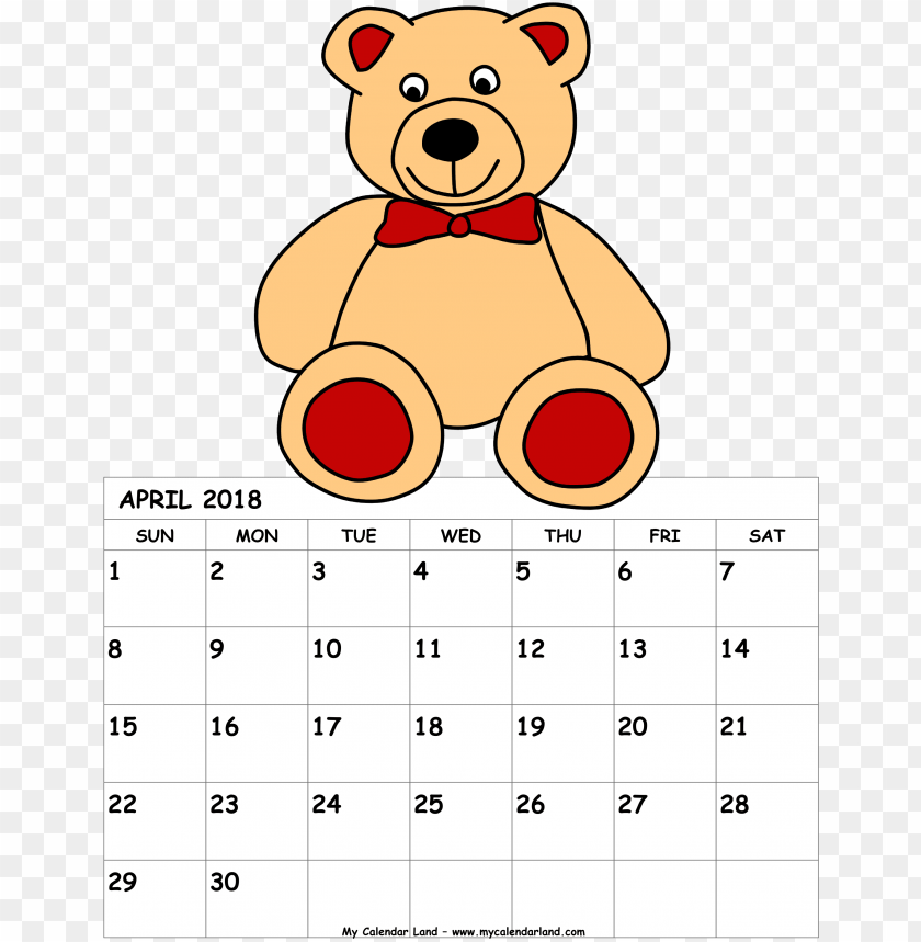 april 2018 calendar - kids july 2018 calendar PNG image with transparent background@toppng.com