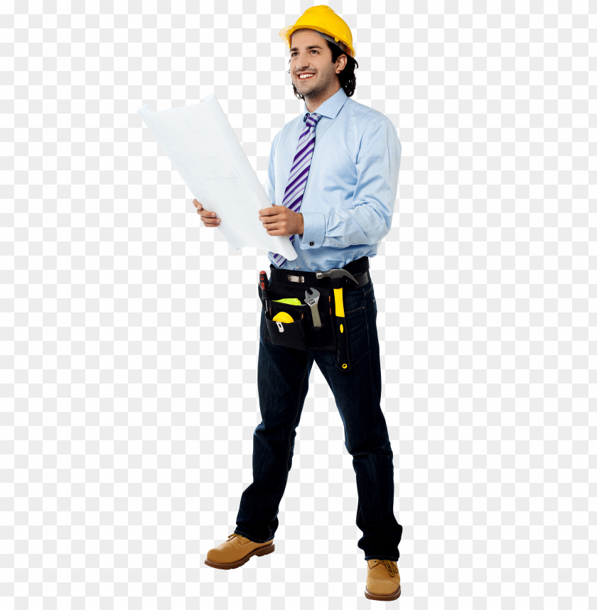 Transparent background PNG image of architects at work - Image ID 10560