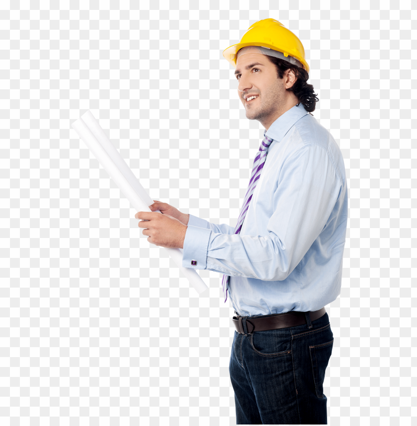 Transparent background PNG image of architects at work - Image ID 10591
