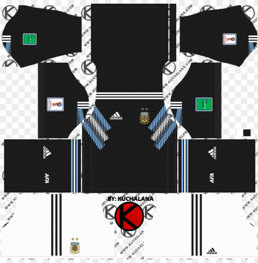 argentina 2018 world cup kit - dls 18 kit argentina PNG image with transparent background@toppng.com