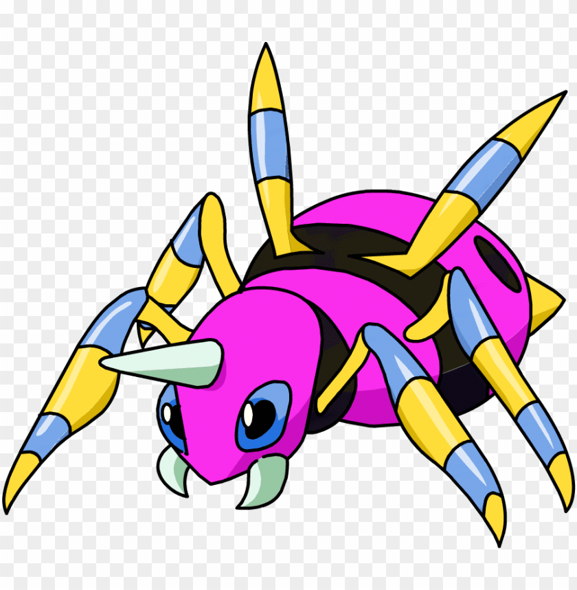 Ariados Pokemon Shiny - Pokemon Ariados PNG Transparent With Clear Background ID 222631