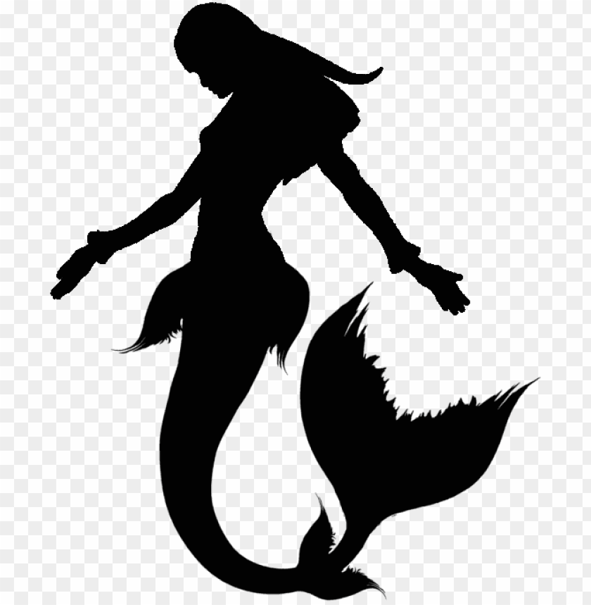 ariel silhouette mermaid drawing clip art mermaid silhouette clipart no background PNG transparent with Clear Background ID 224345