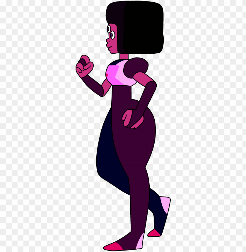 Arnet Model Sheet Side View By Theoffcolors - Garnet Steven Universe Model Sheet PNG Transparent With Clear Background ID 187329