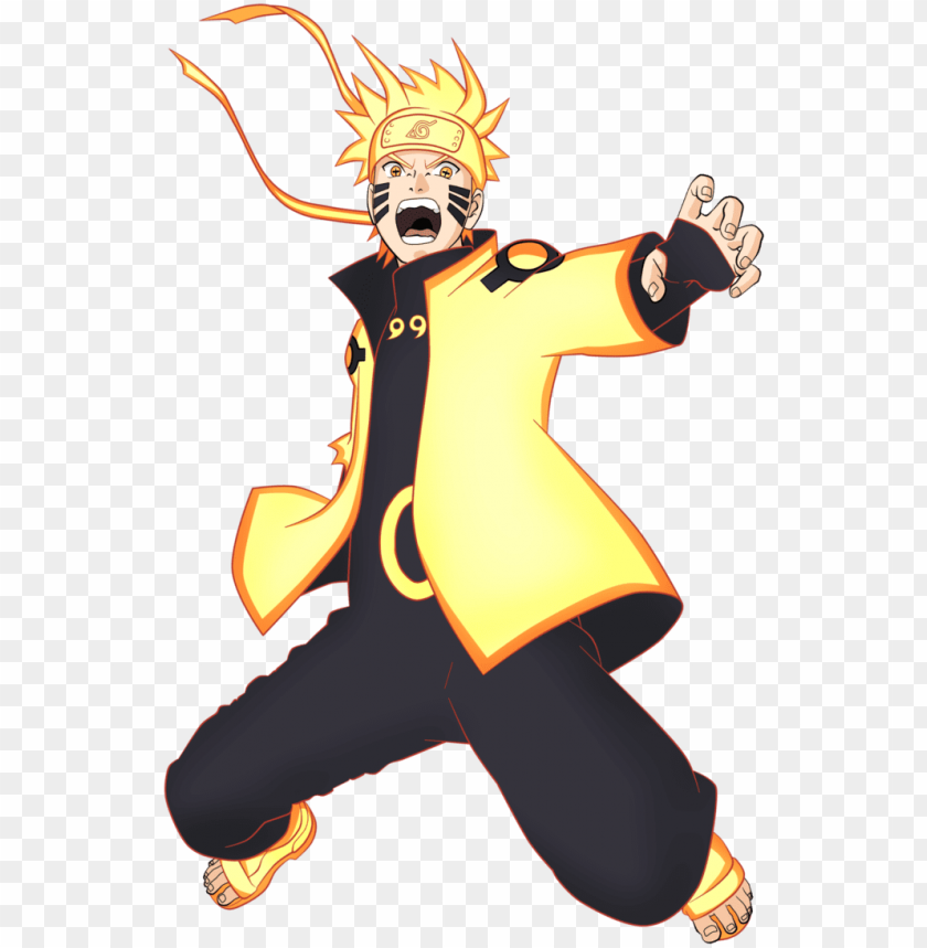 Naruto Shippuden: Naruto Uzumaki (Six Paths Mode) by iEnniDESIGN