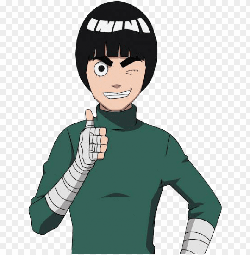 aruto rock lee png clip royalty free - rock lee naruto PNG image with trans...