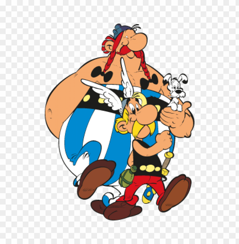  asterix obelix idefix vector free - 462327
