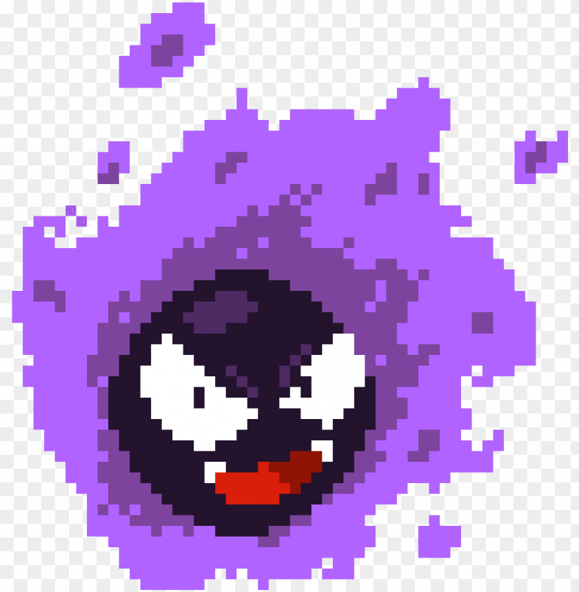 Astly Gastly Pixel Art PNG Transparent With Clear Background ID 