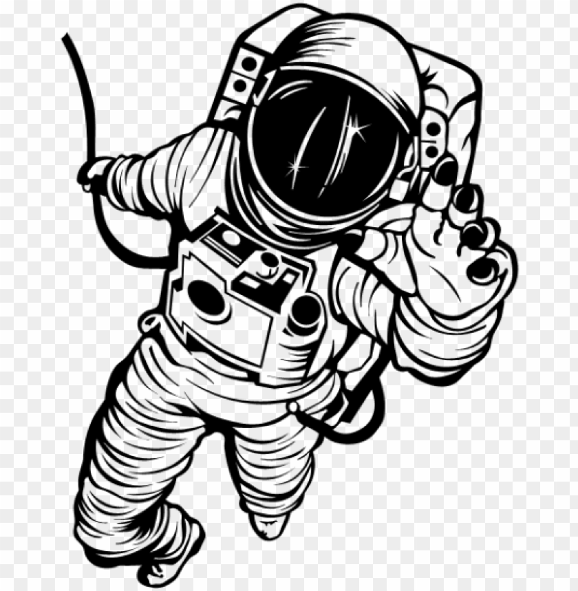 astronaut art png jpg royalty free stock astronauta dibujo PNG transparent with Clear Background ID 163855